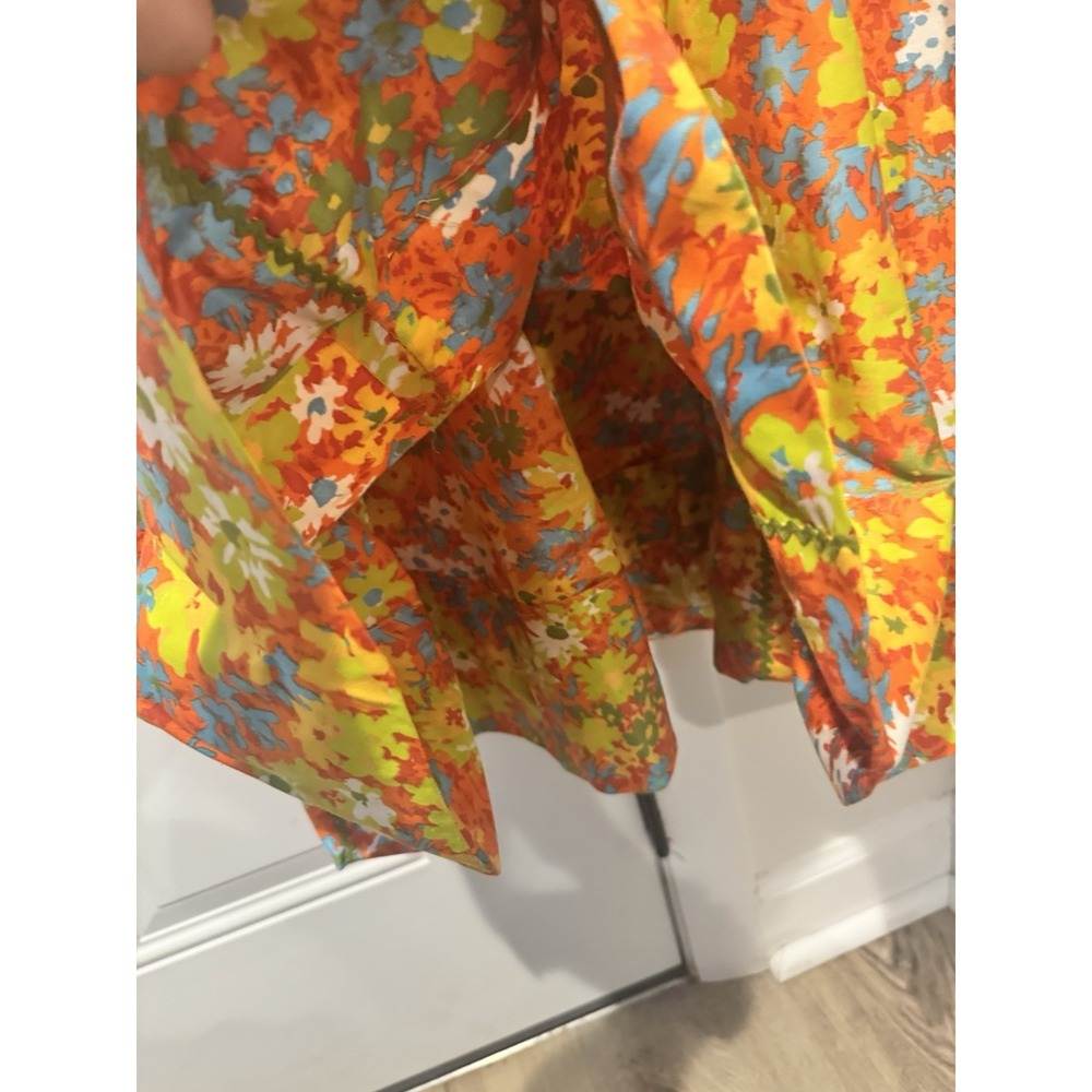 Vintage Bete Collection Honolulu Women's Muumuu Dress Floral Groovy Hippie M - Picture 13 of 16
